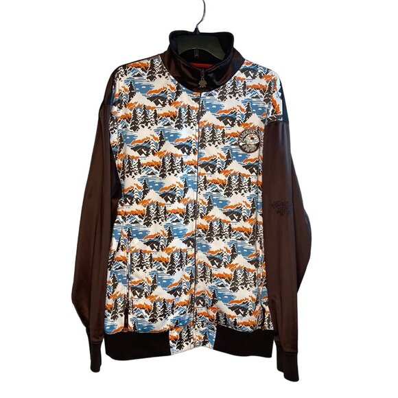 Akademiks Other - VTG Akademiks Y2K 2000’s All Over Print Track Jacket Hip Hop Mens Size Large